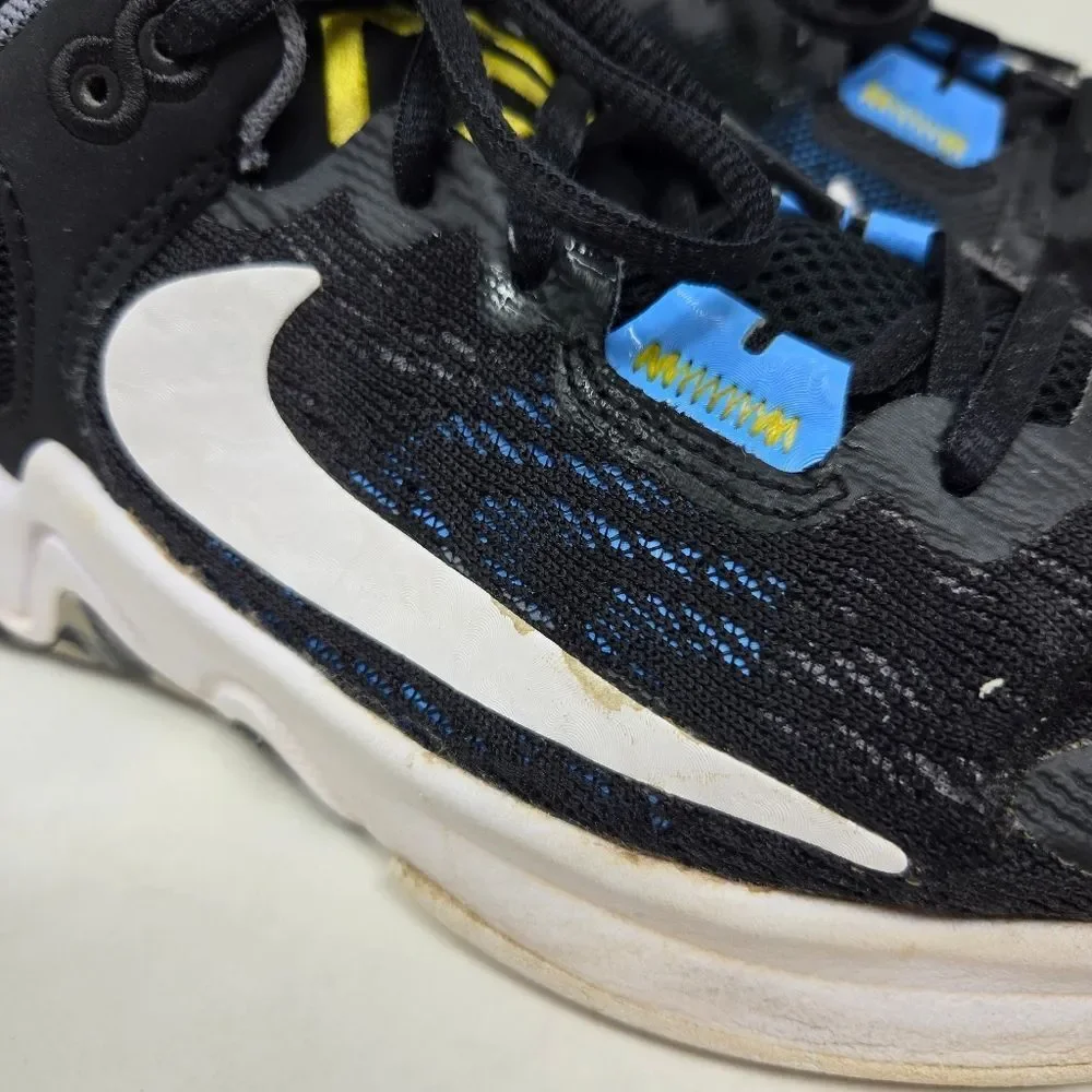 NIKE Giannis Immortality 2 Black White‎ Blue Yellow Size 5Y